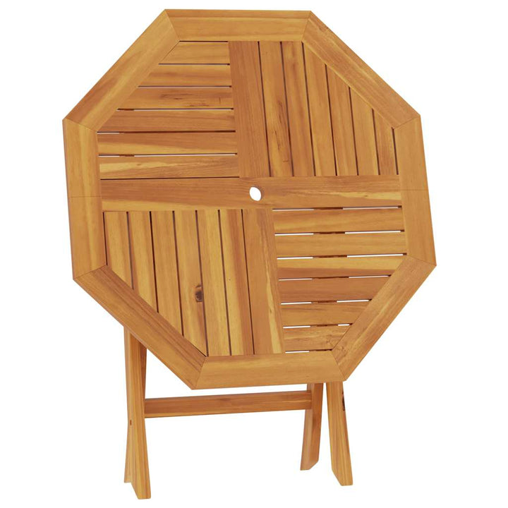 Hopfällbart Trädgårdsbord 85X85X76 Cm Massiv Teak