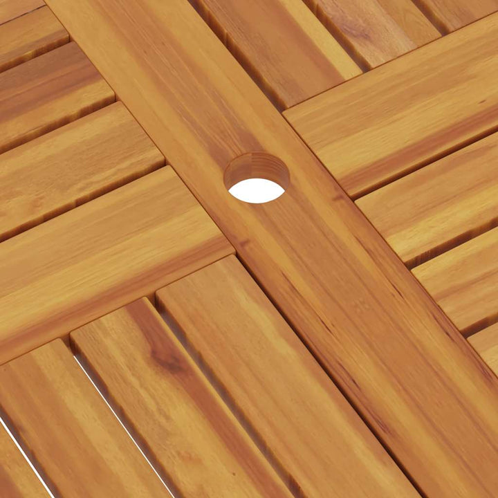 Hopfällbart Trädgårdsbord 85X85X76 Cm Massiv Teak