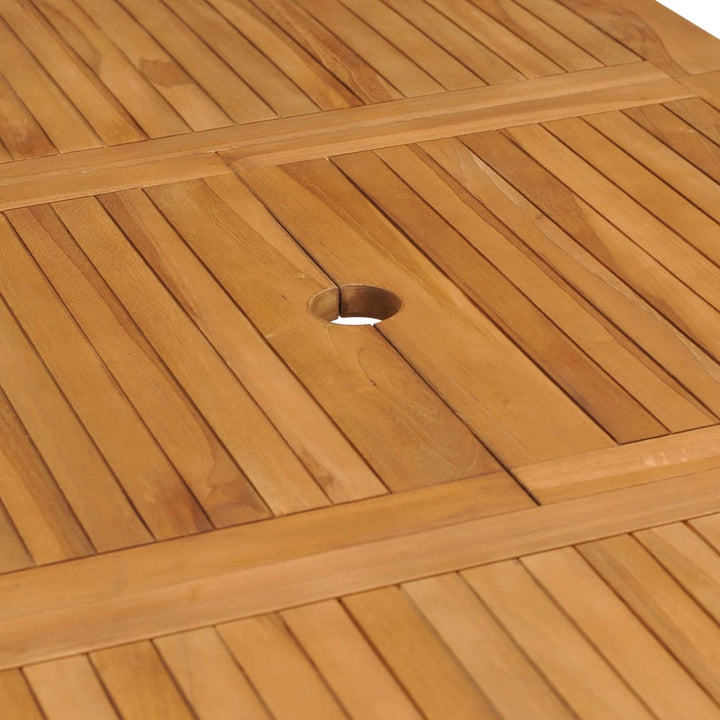 Trädgårdsbord Utdragbart (110-160)X80X75Cm Massiv Teak