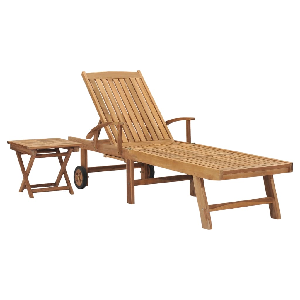 Solsäng Massiv Teak