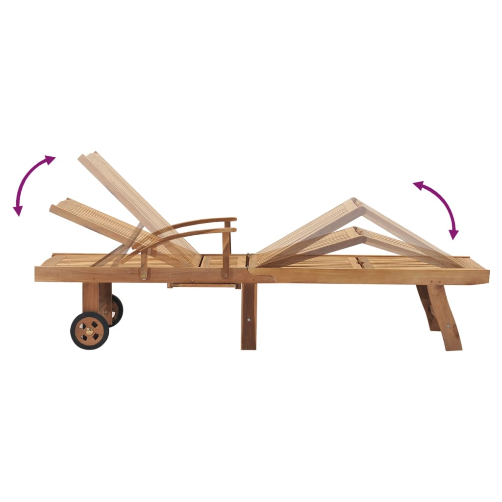 Solsäng Massiv Teak