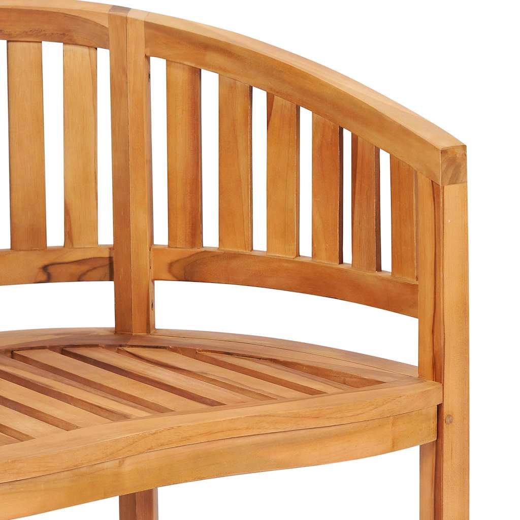Bananstol Massiv Teak