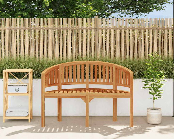 Bananbänk Massiv Teak
