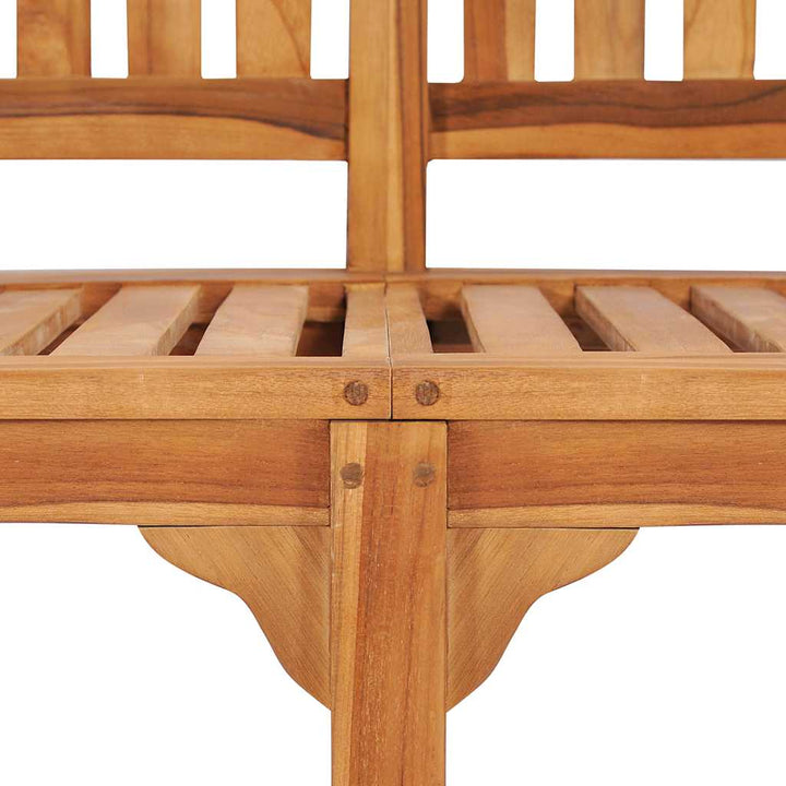 Bananbänk Massiv Teak