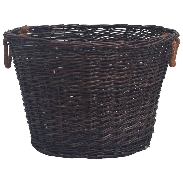 Stapelbara Vedkorgar 3 St Mörkbrun Pil
