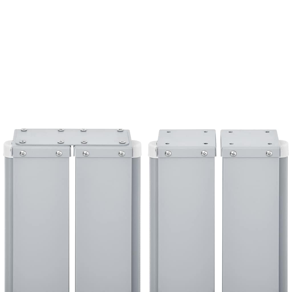 Infällbar Sidomarkis Svart 100X600 Cm