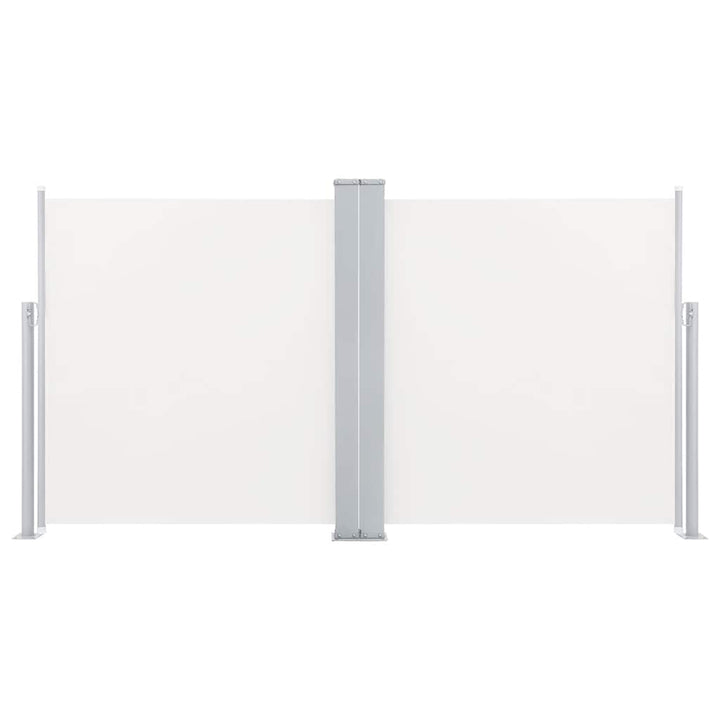 Infällbar Sidomarkis Gräddvit 100X600 Cm