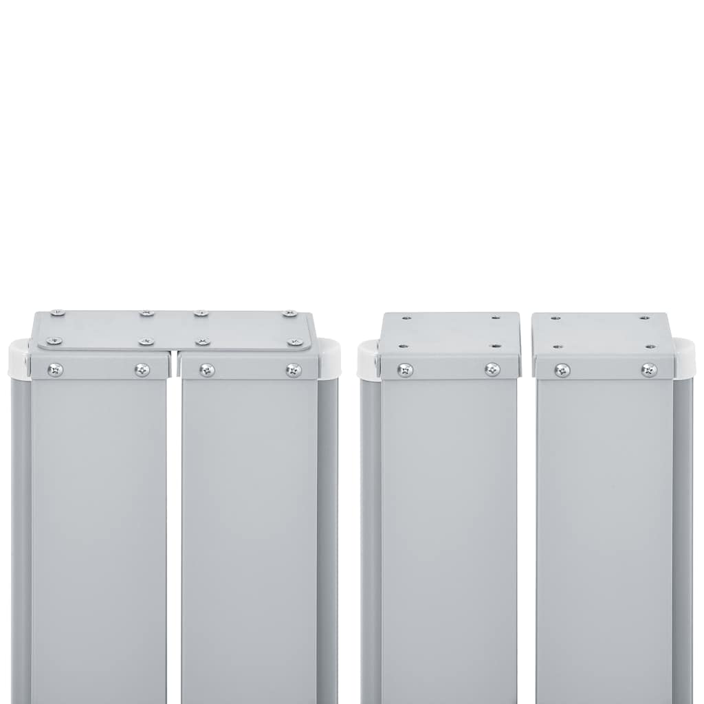 Infällbar Sidomarkis Gräddvit 100X600 Cm