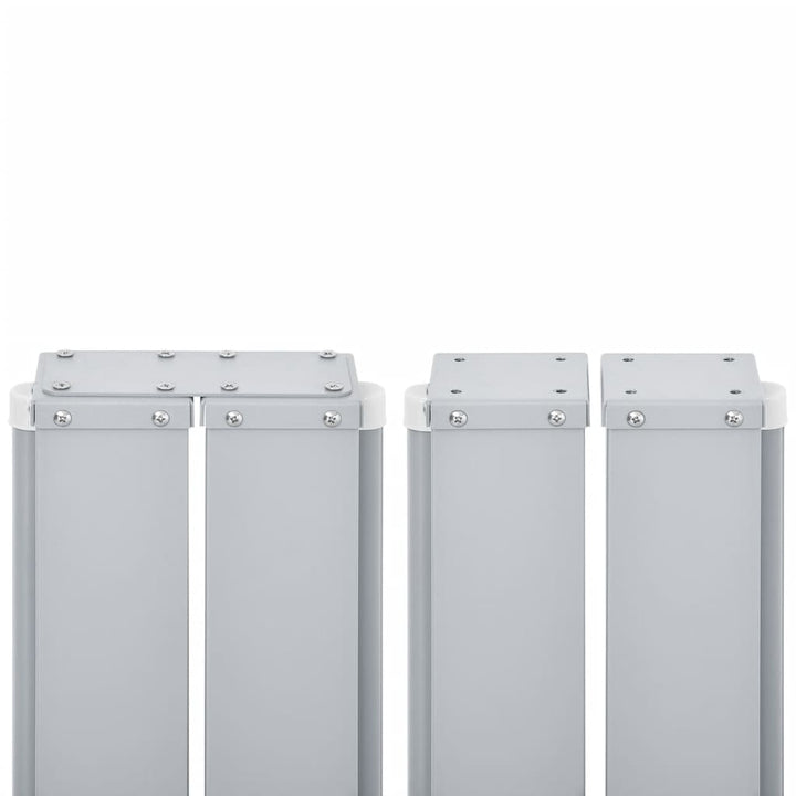 Infällbar Sidomarkis Svart 100X1000 Cm