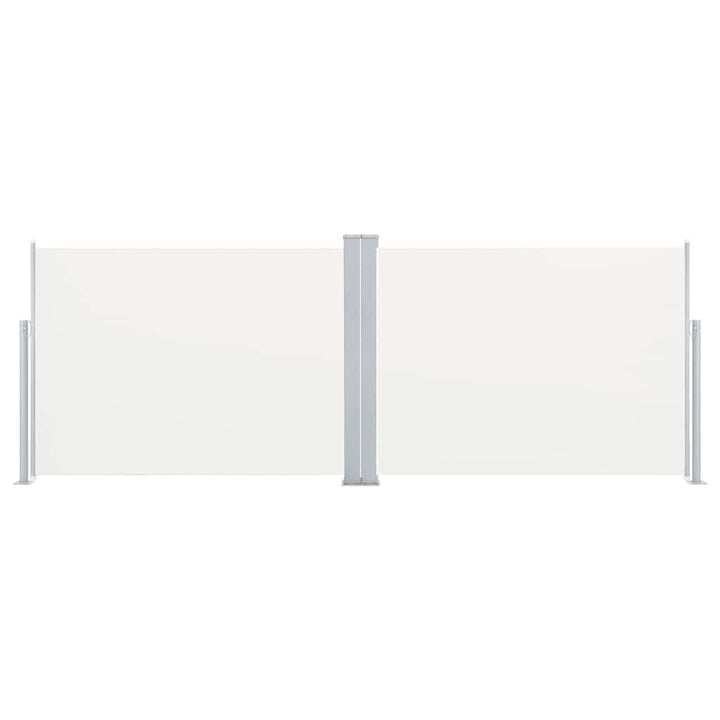 Infällbar Sidomarkis Gräddvit 100X1000 Cm