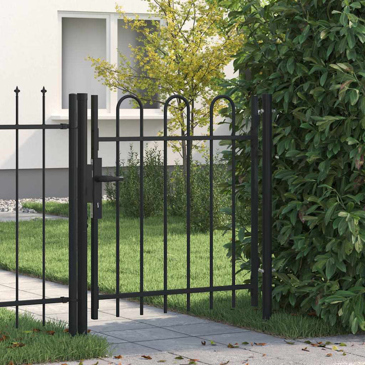 Staketgrind Boxtel Enkeldörr Med Spiktopp Stål 1X1,75 M