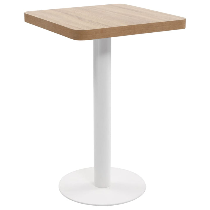 Bistrobord Ljusbrun 50X50 Cm Mdf