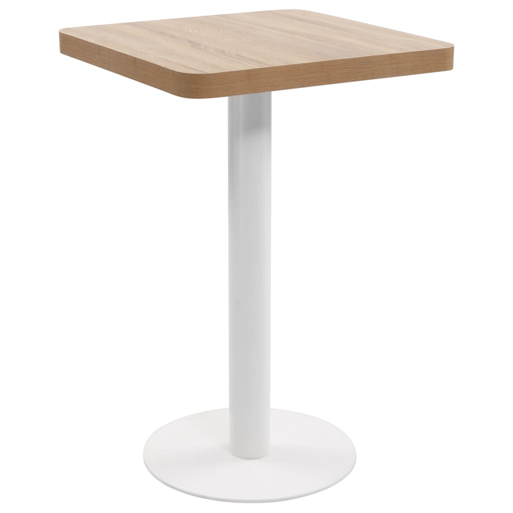 Bistrobord Ljusbrun 50X50 Cm Mdf