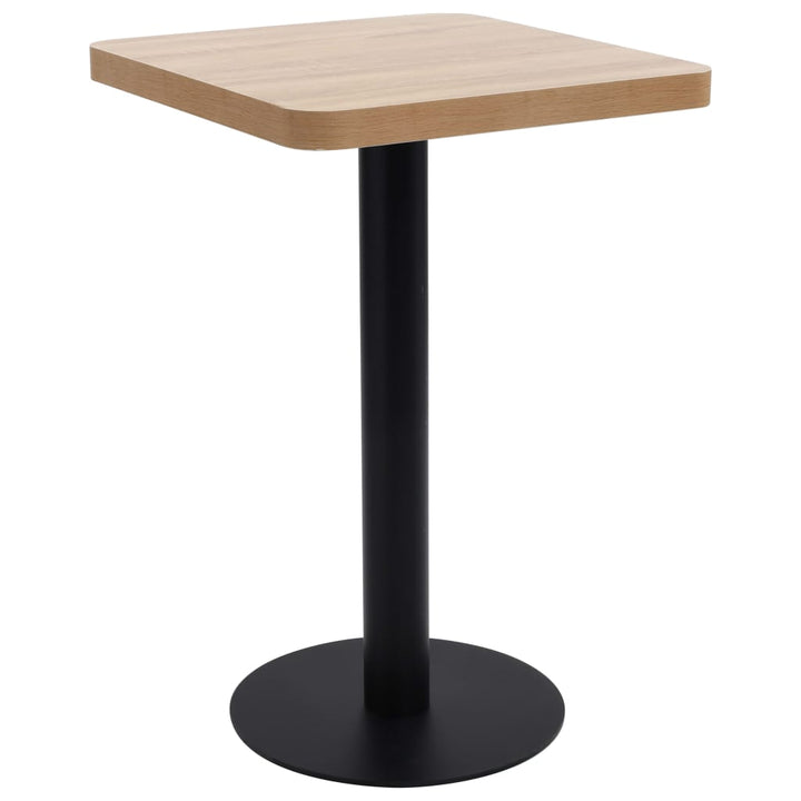 Bistrobord Ljusbrun 50X50 Cm Mdf