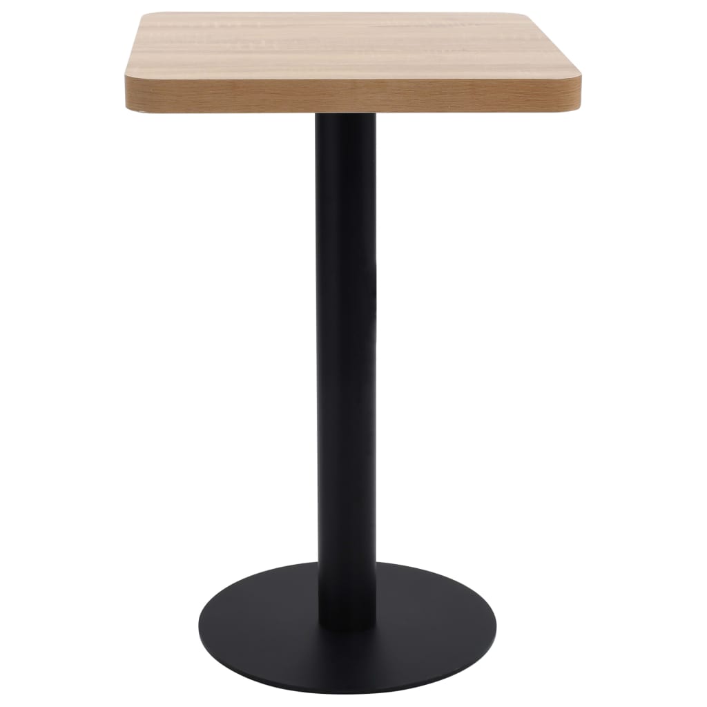 Bistrobord Ljusbrun 50X50 Cm Mdf