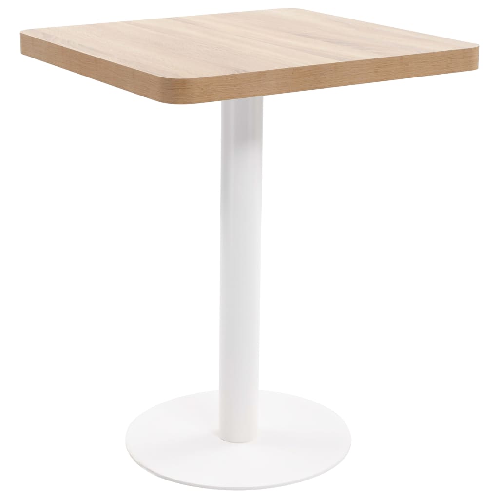 Bistrobord Ljusbrun 50X50 Cm Mdf