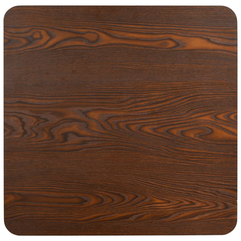Bistrobord Mörkbrun 80X80 Cm Mdf