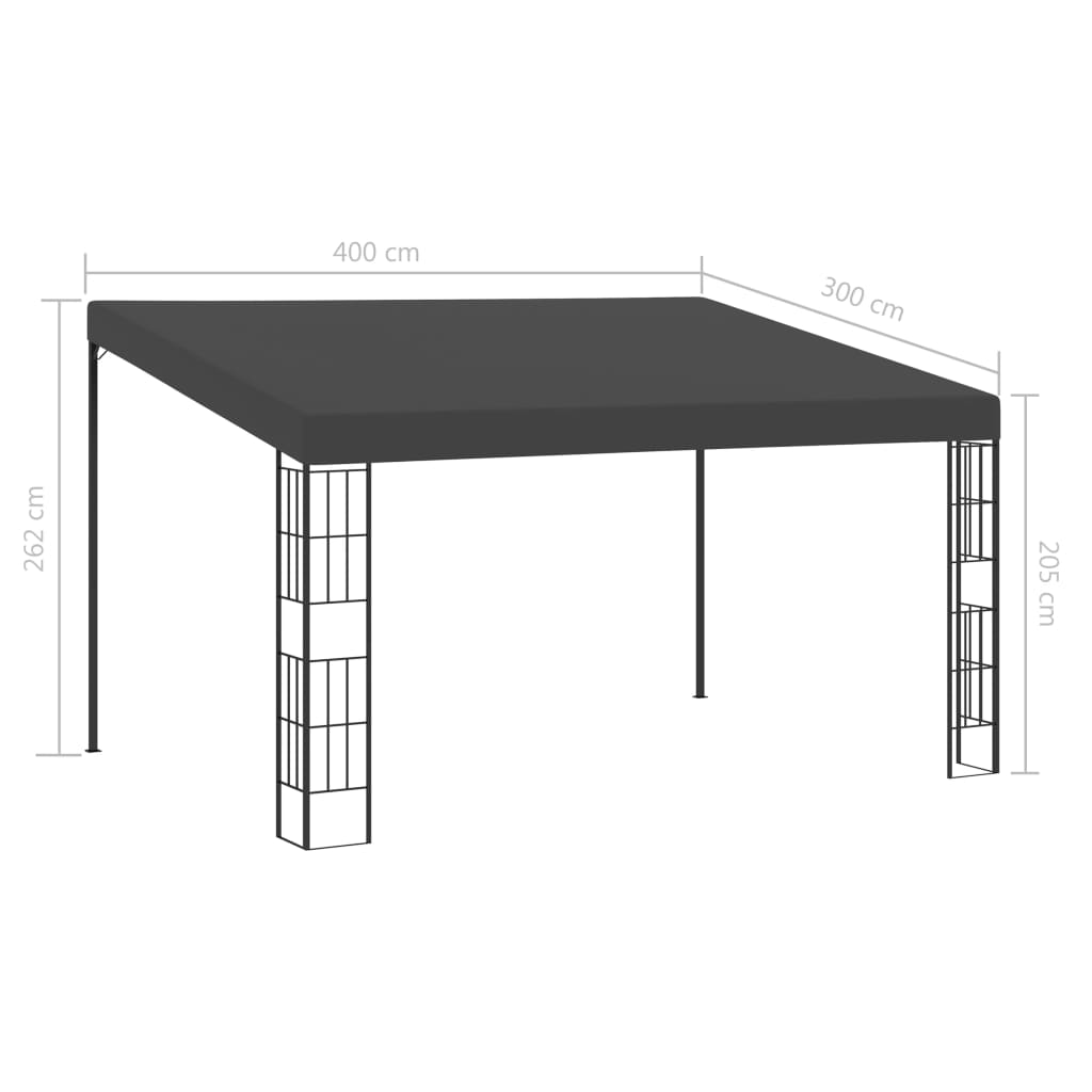 Väggmonterad Paviljong Tyg