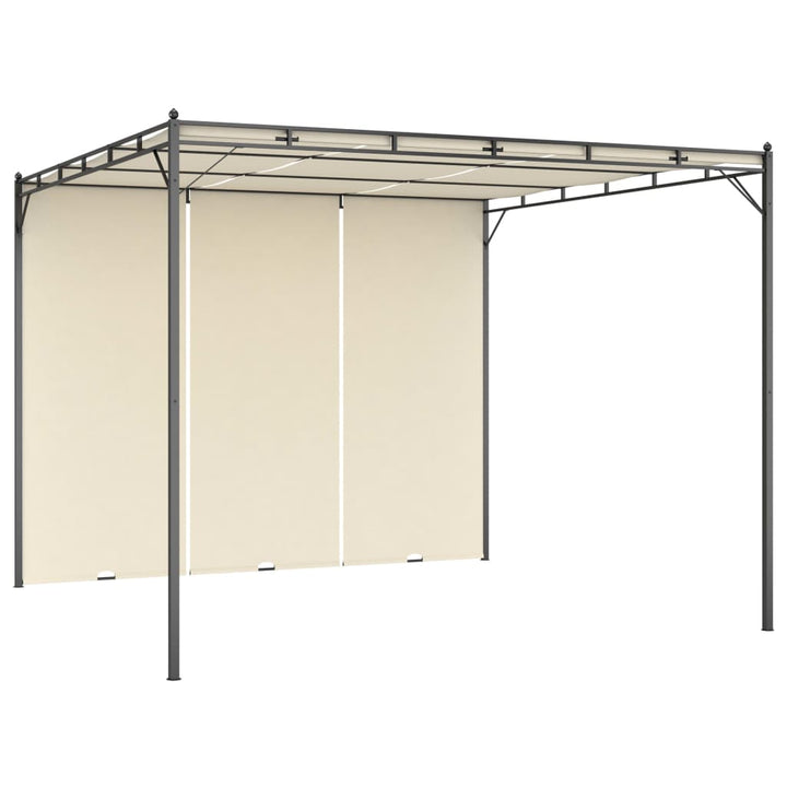 Trädgårdspaviljong Med Draperier 4X3X2,25 M