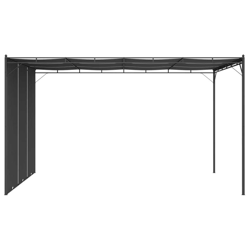 Trädgårdspaviljong Med Draperier 4X3X2,25 M