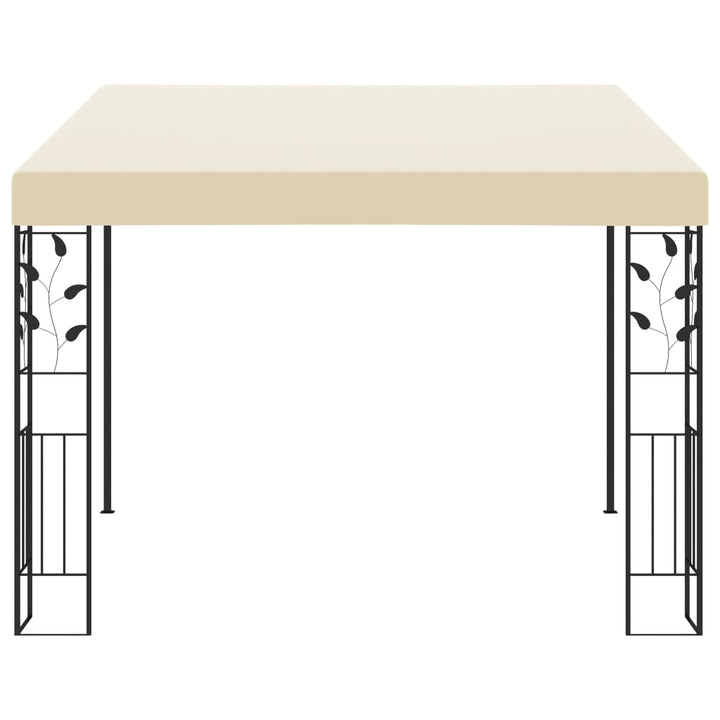 Väggmonterad Paviljong 3X3X2,5 M Gräddvit