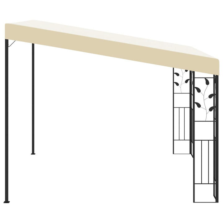 Väggmonterad Paviljong 3X3X2,5 M Gräddvit