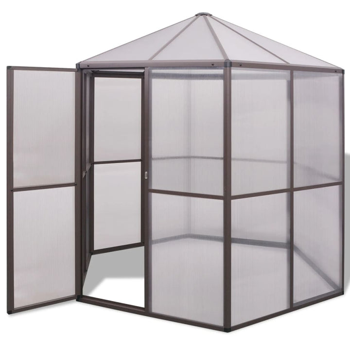 Växthus Aluminium 240X211X232 Cm