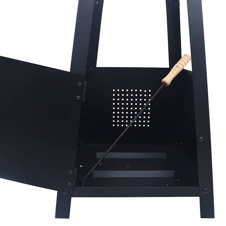 Eldstad Svart 35X35X99 Cm Stål