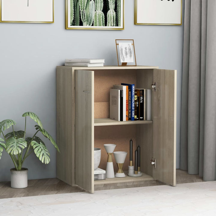 Skänk Sonoma-Ek 60X30X75 Cm Konstruerat Trä
