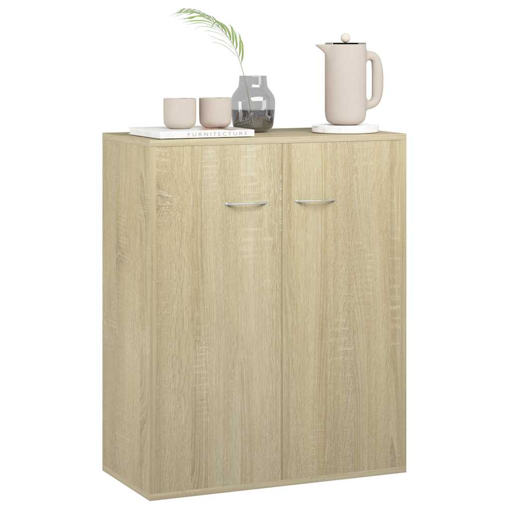 Skänk Sonoma-Ek 60X30X75 Cm Konstruerat Trä