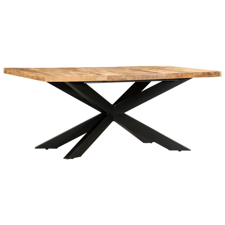 Matbord 180X90X76 Cm Massivt Grovt Mangoträ