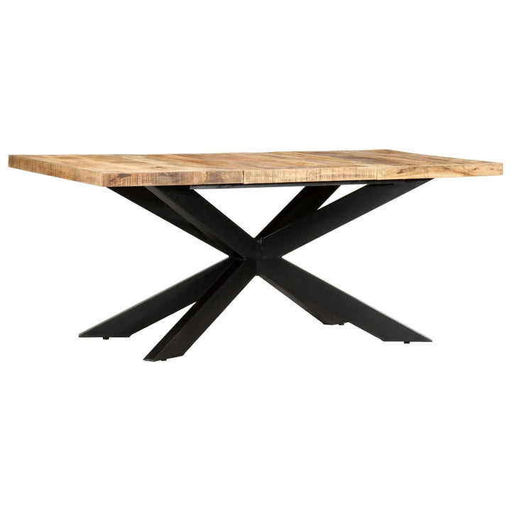 Matbord 180X90X76 Cm Massivt Grovt Mangoträ