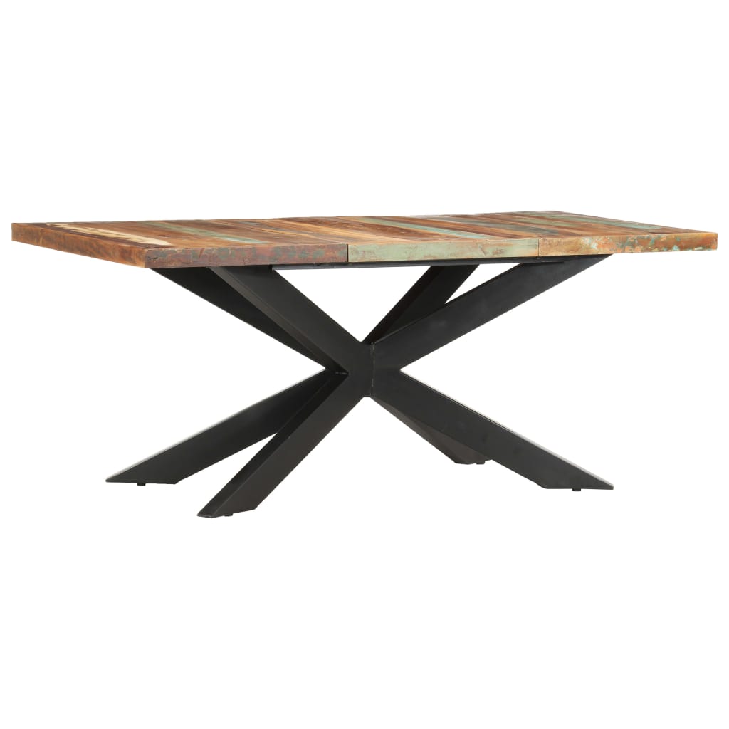 Matbord 180X90X76 Cm Massivt Grovt Mangoträ