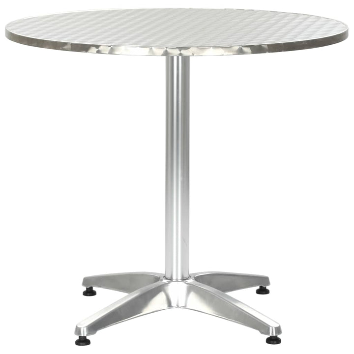 Trädgårdsbord Silver 60X60X70 Aluminium