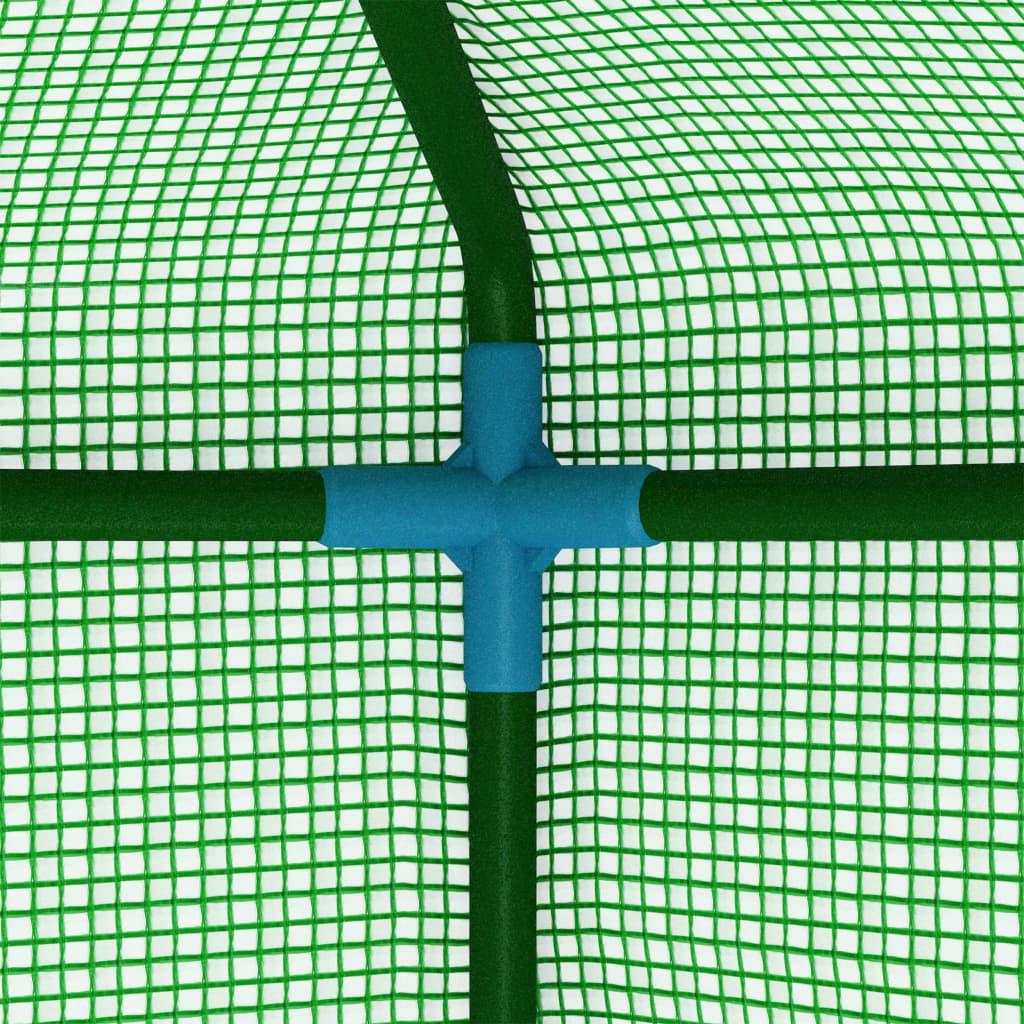 Växthus Med Hyllor Stål 227X223 Cm