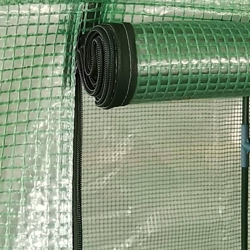 Växthus Med Stålram 0,5 M² 1X0,5X1,9 M