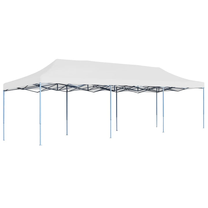Pop-Up Hopfällbart Partytält 3X9 M Vit