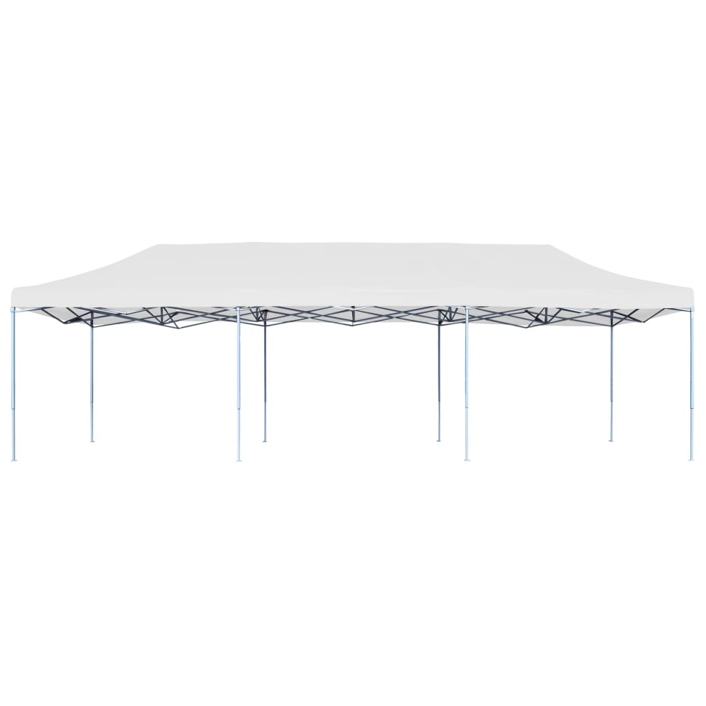 Pop-Up Hopfällbart Partytält 3X9 M Vit