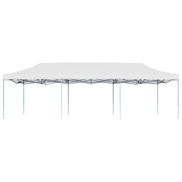 Pop-Up Hopfällbart Partytält 3X9 M Vit