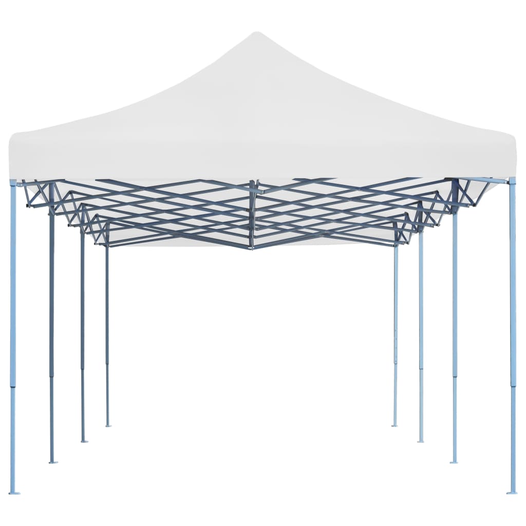 Pop-Up Hopfällbart Partytält 3X9 M Vit
