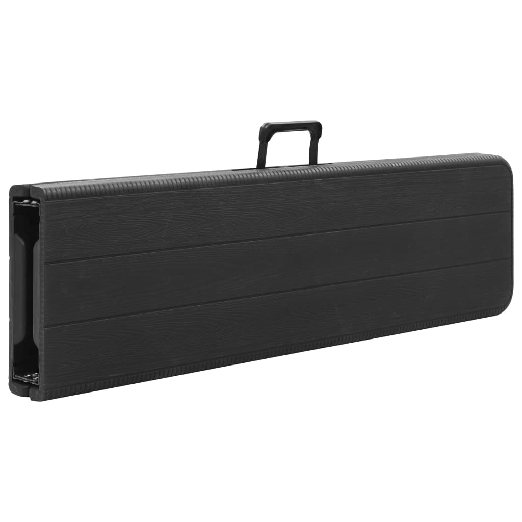 Hopfällbara Trädgårdsbänkar 2 St 180 Cm Hdpe