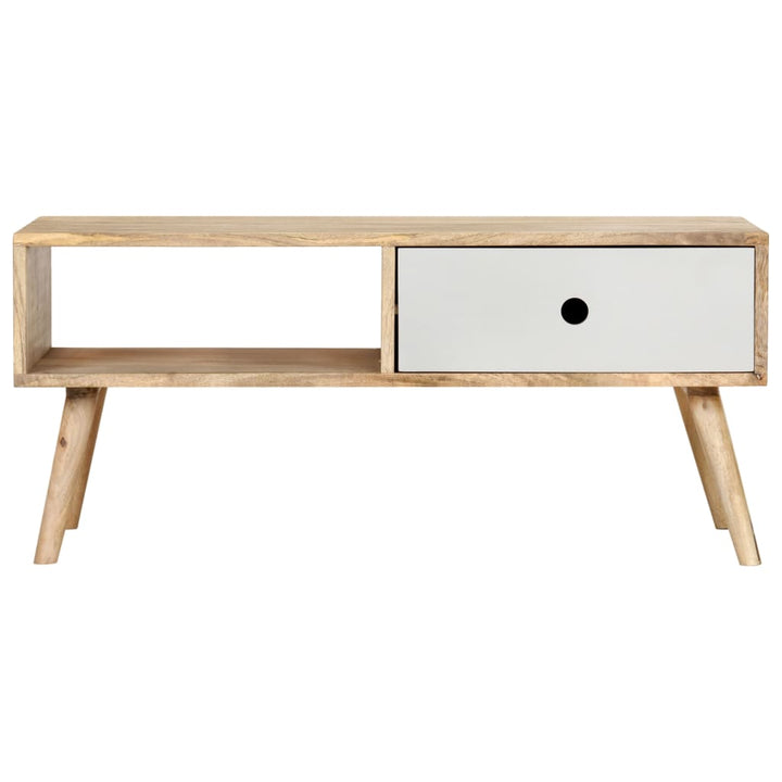 Soffbord 90X50X40 Cm Massivt Mangoträ