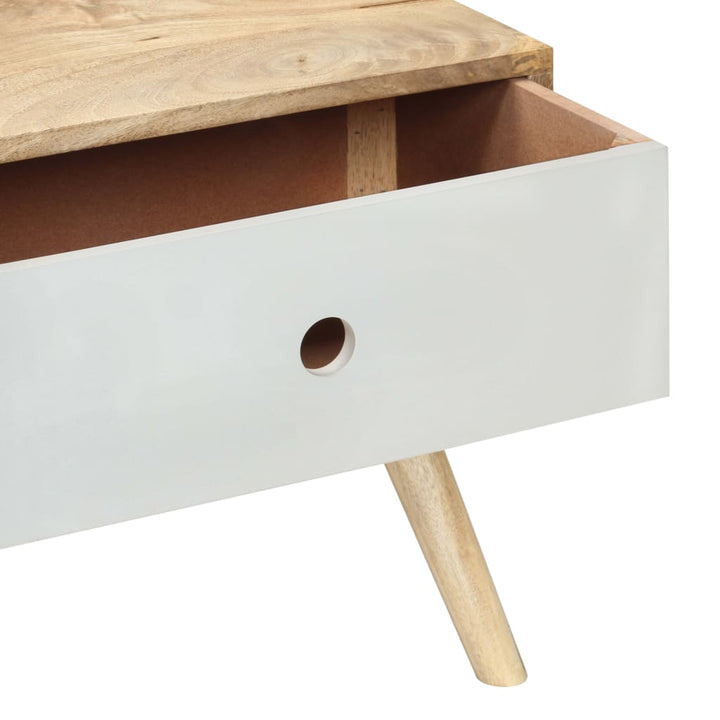 Soffbord 90X50X40 Cm Massivt Mangoträ