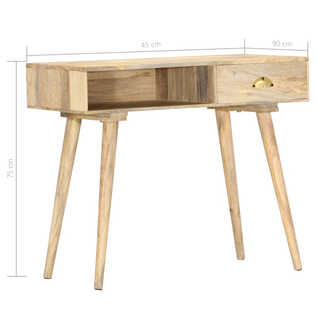 Avlastningsbord 90X45X75 Cm Massivt Mangoträ