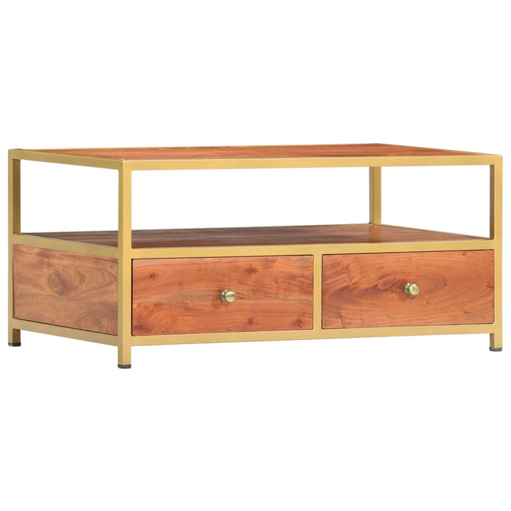 Soffbord 90X50X40 Cm Massivt Akaciaträ
