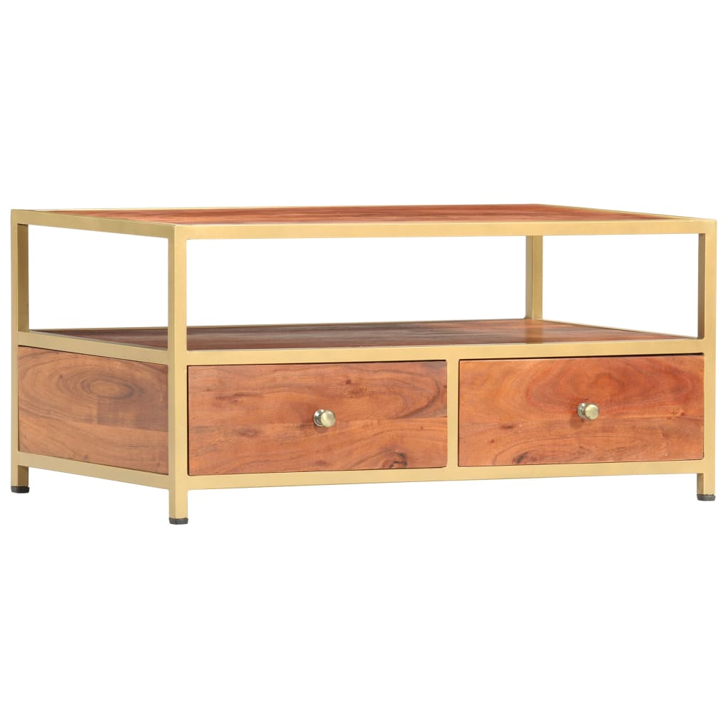 Soffbord 90X50X40 Cm Massivt Akaciaträ