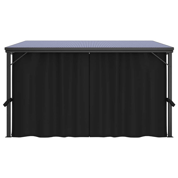 Paviljong Med Gardiner 405X294X244 Cm Antracit