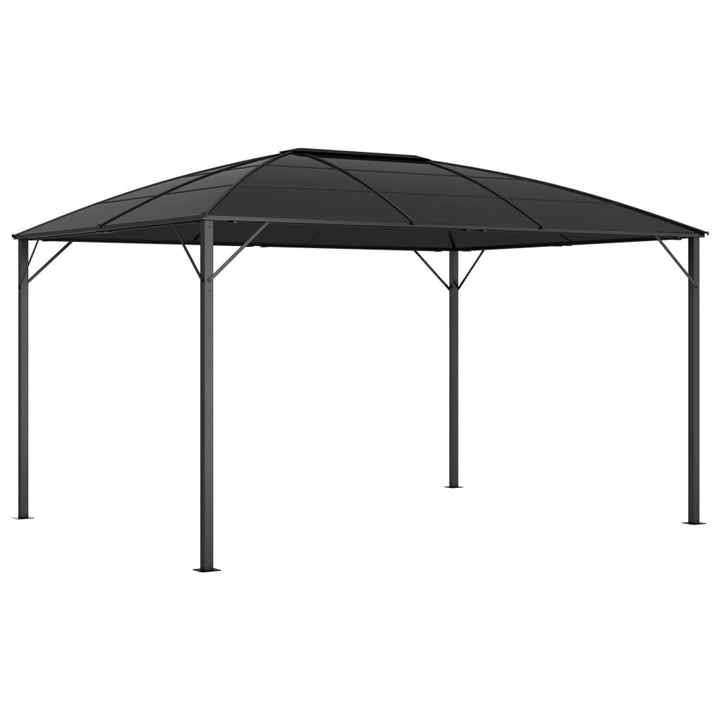 Paviljong Med Draperi 400X300X265 Cm Antracit