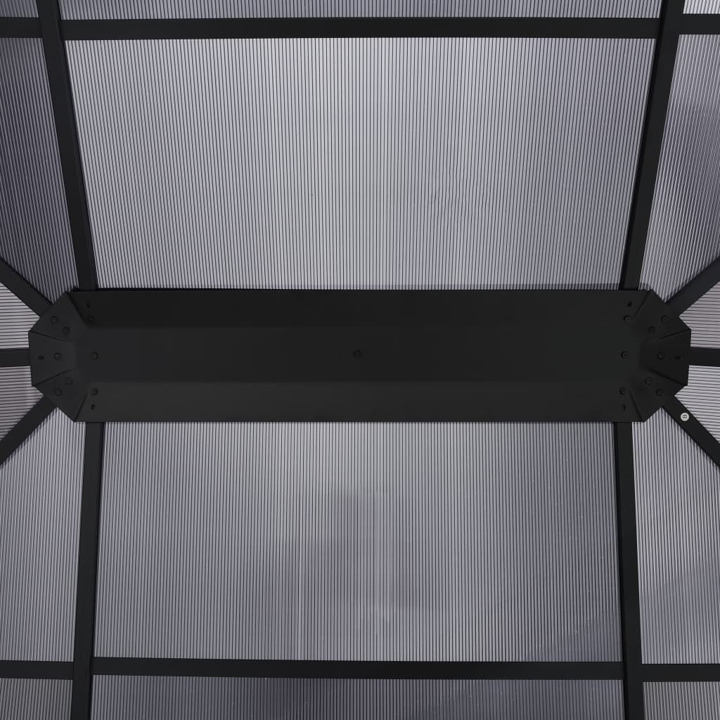 Paviljong Med Draperi 400X300X265 Cm Antracit