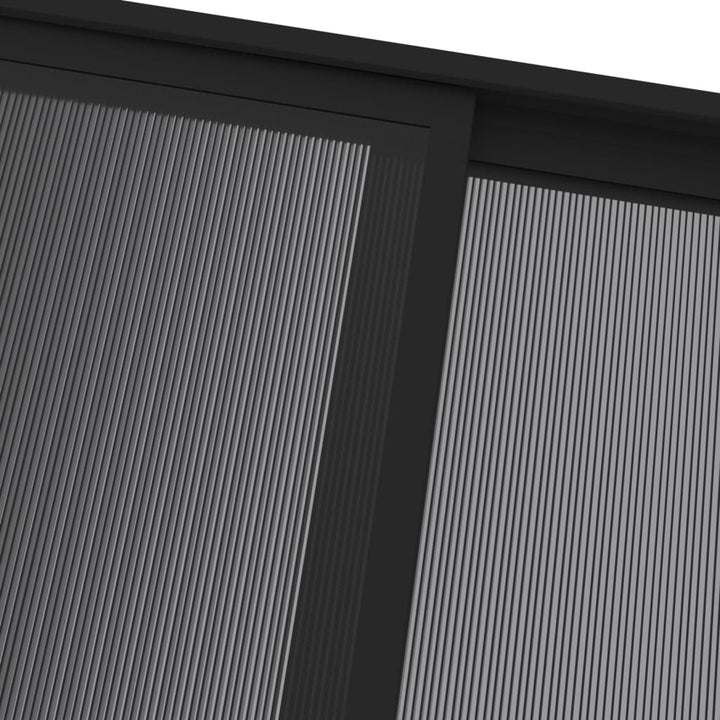 Paviljong Med Tak Antracit 4X3X2,5 M Aluminium Och Stål